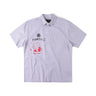 DXD REYNOLDS STRIPE SS SHIRT // GREY