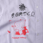 DXD REYNOLDS STRIPE SS SHIRT // GREY