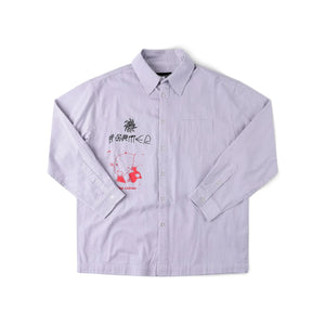 DXD REYNOLDS STRIPE LS SHIRT // GREY