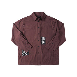 VIVIAN ENGINEERED LS SHIRT // BARK