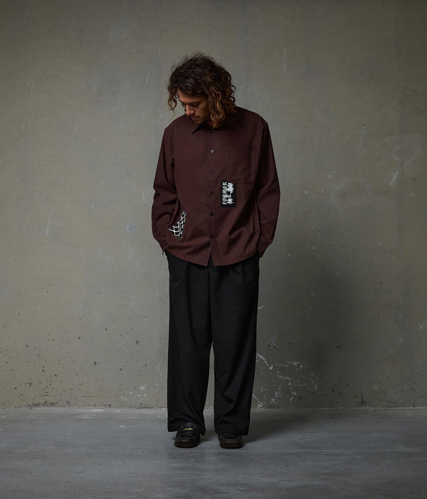 VIVIAN ENGINEERED LS SHIRT // BARK