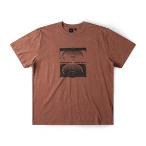 CRUX OVERDYE T-SHIRT // WASHED BARK
