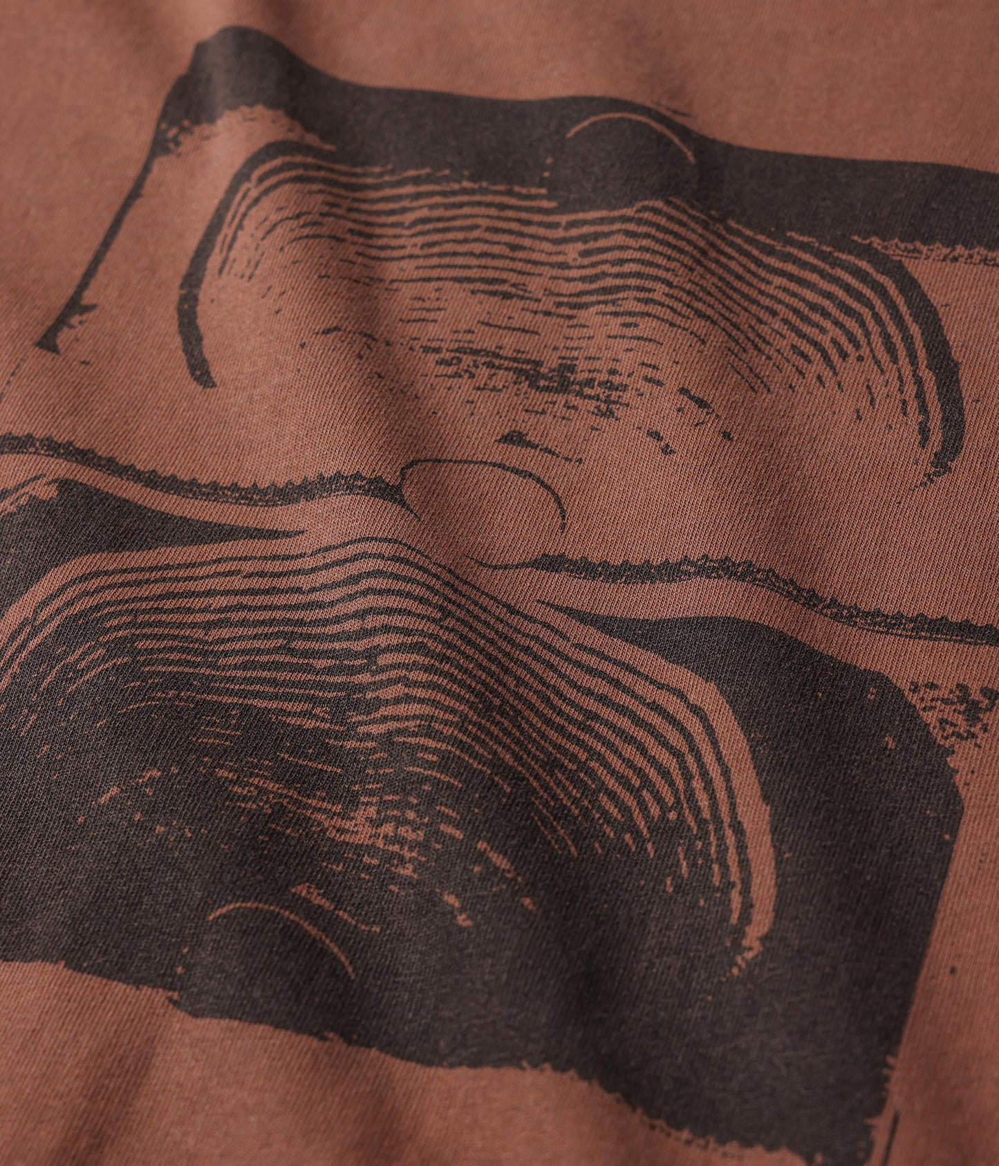 CRUX OVERDYE T-SHIRT // WASHED BARK