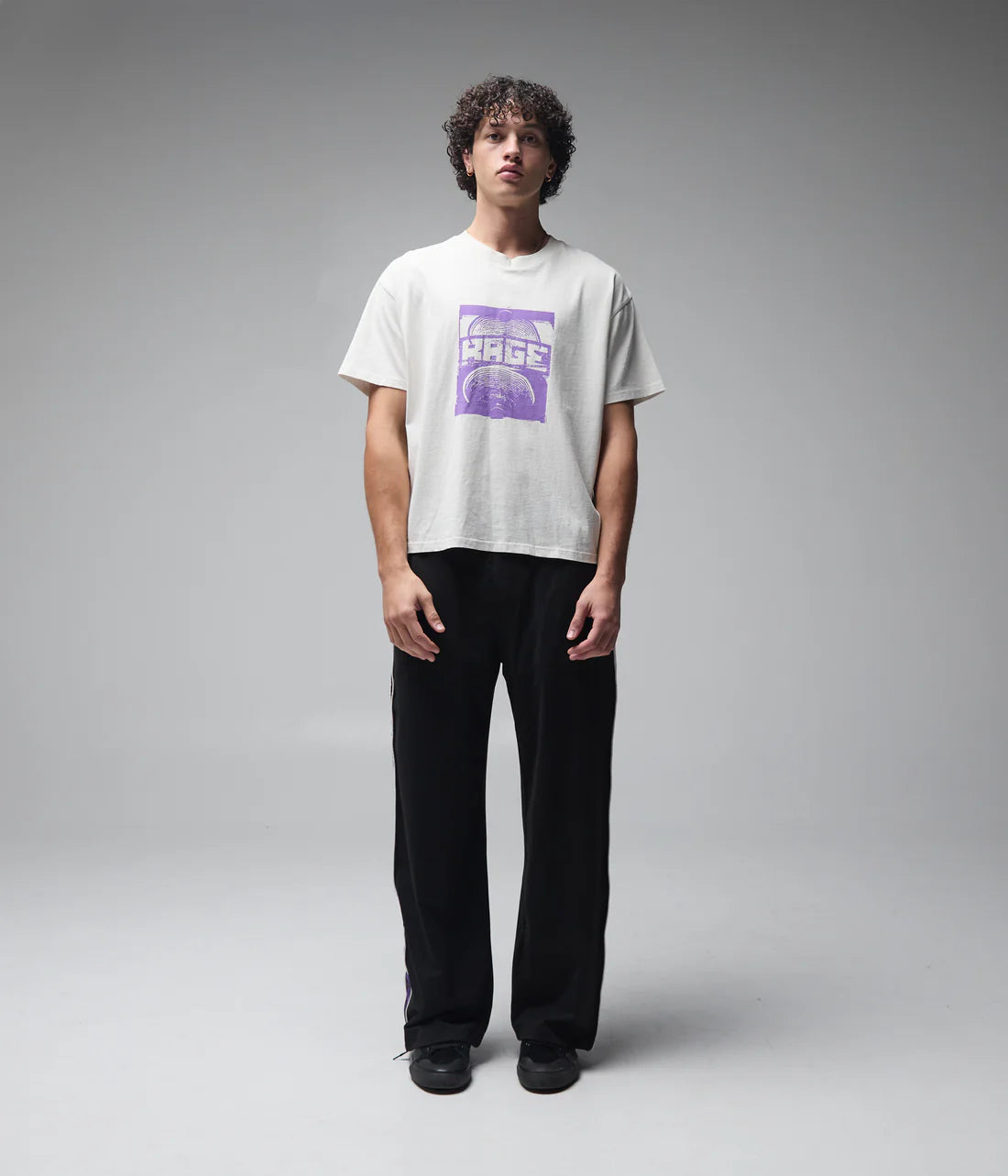 CORP BOXY T-SHIRT // BONE