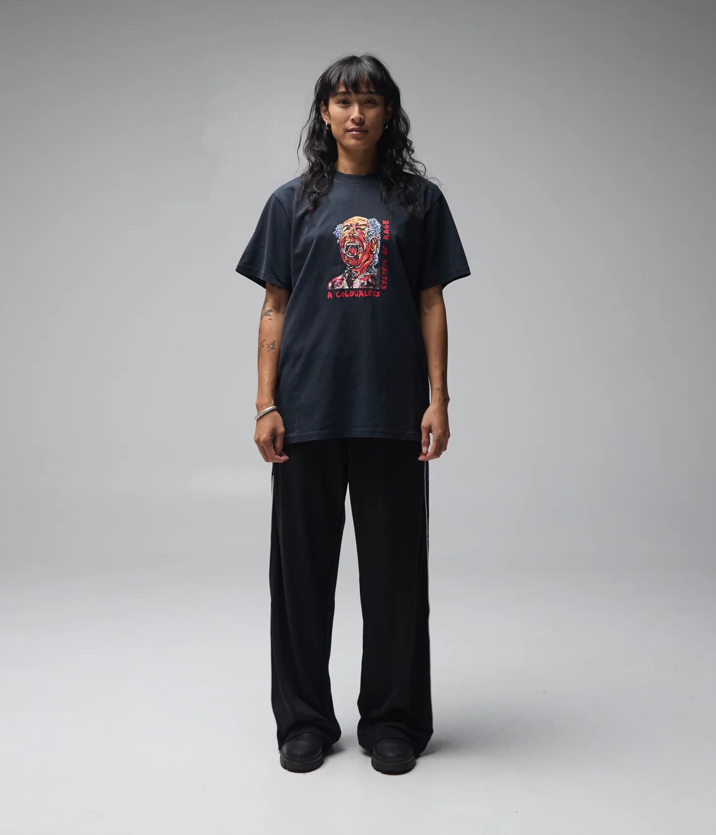 COLOURLESS CLOWN T-SHIRT // MERCH BLACK