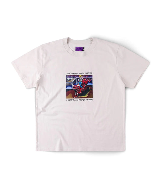 RODEO SHRUNKEN T-SHIRT // BONE