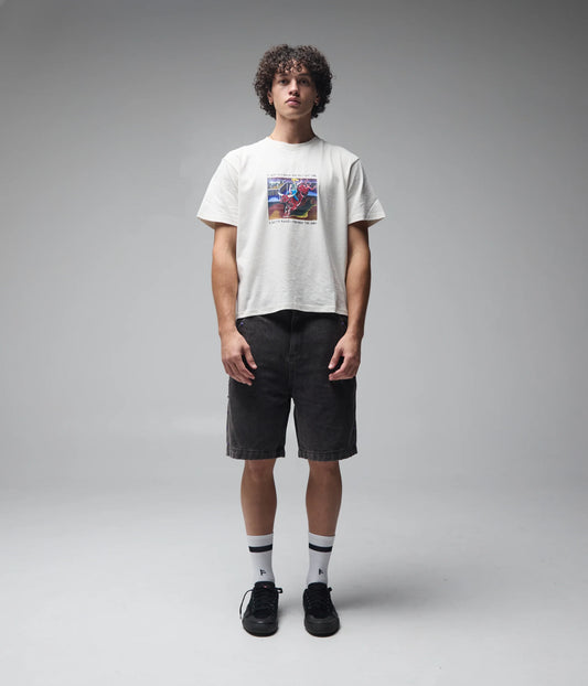RODEO SHRUNKEN T-SHIRT // BONE