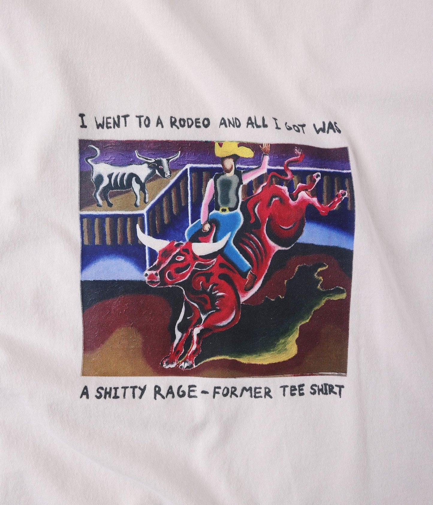 RODEO SHRUNKEN T-SHIRT // BONE