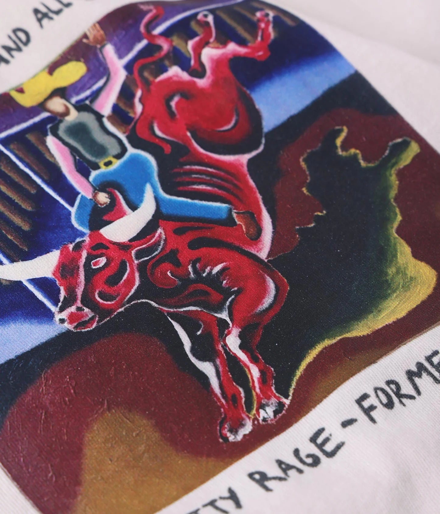 RODEO SHRUNKEN T-SHIRT // BONE