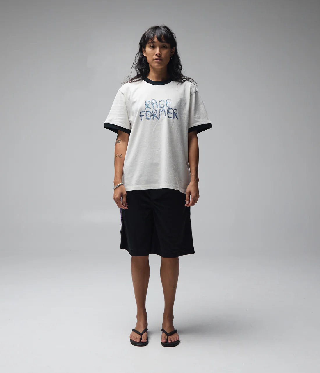 TIN RINGER SHRUNKEN T-SHIRT // BONE