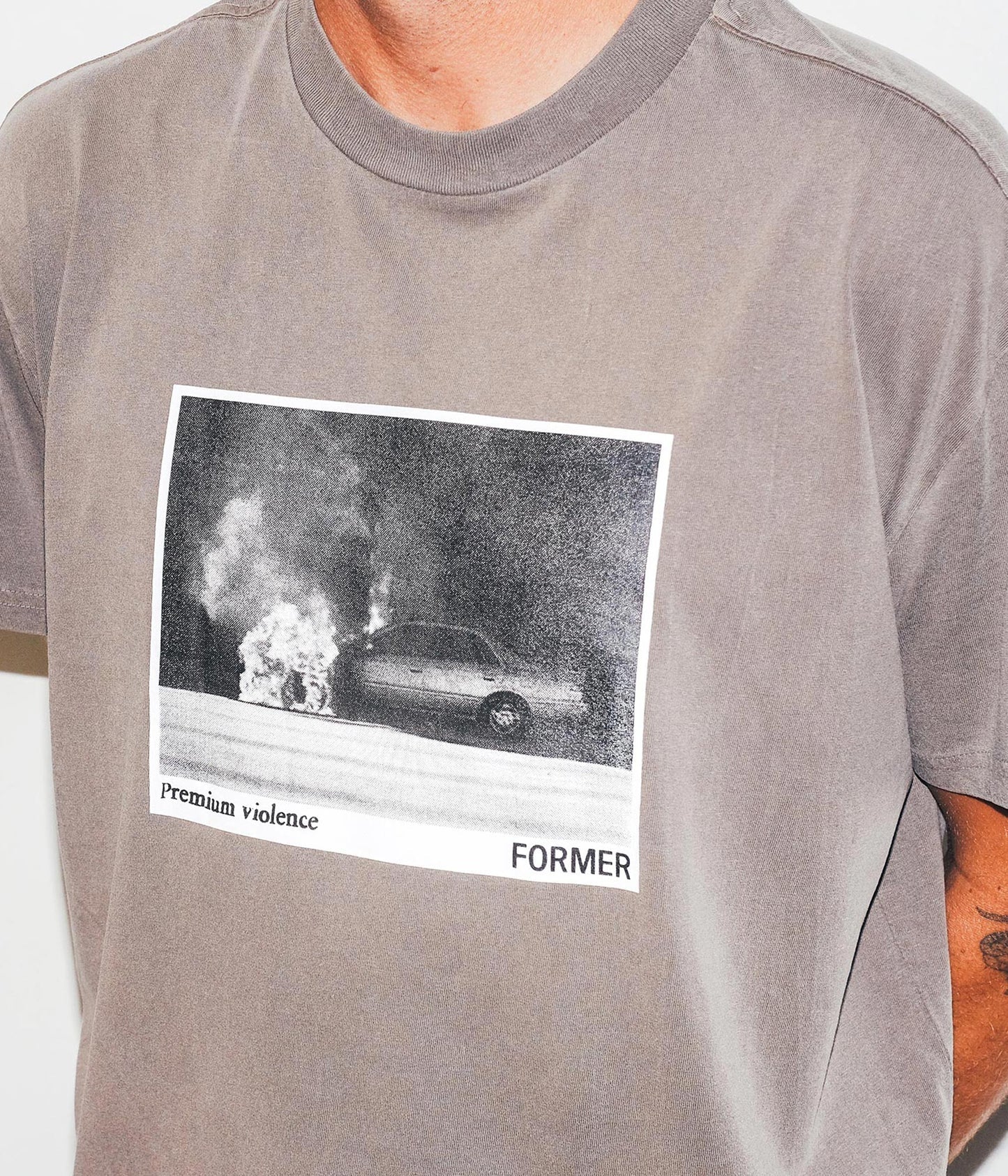 IGNITE BOXY T-SHIRT // WSHBRWN