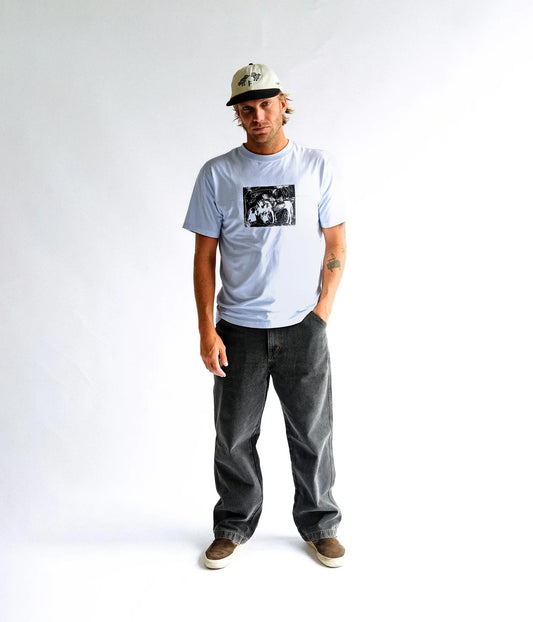 X-RAY T-SHIRT // WASHED SKY