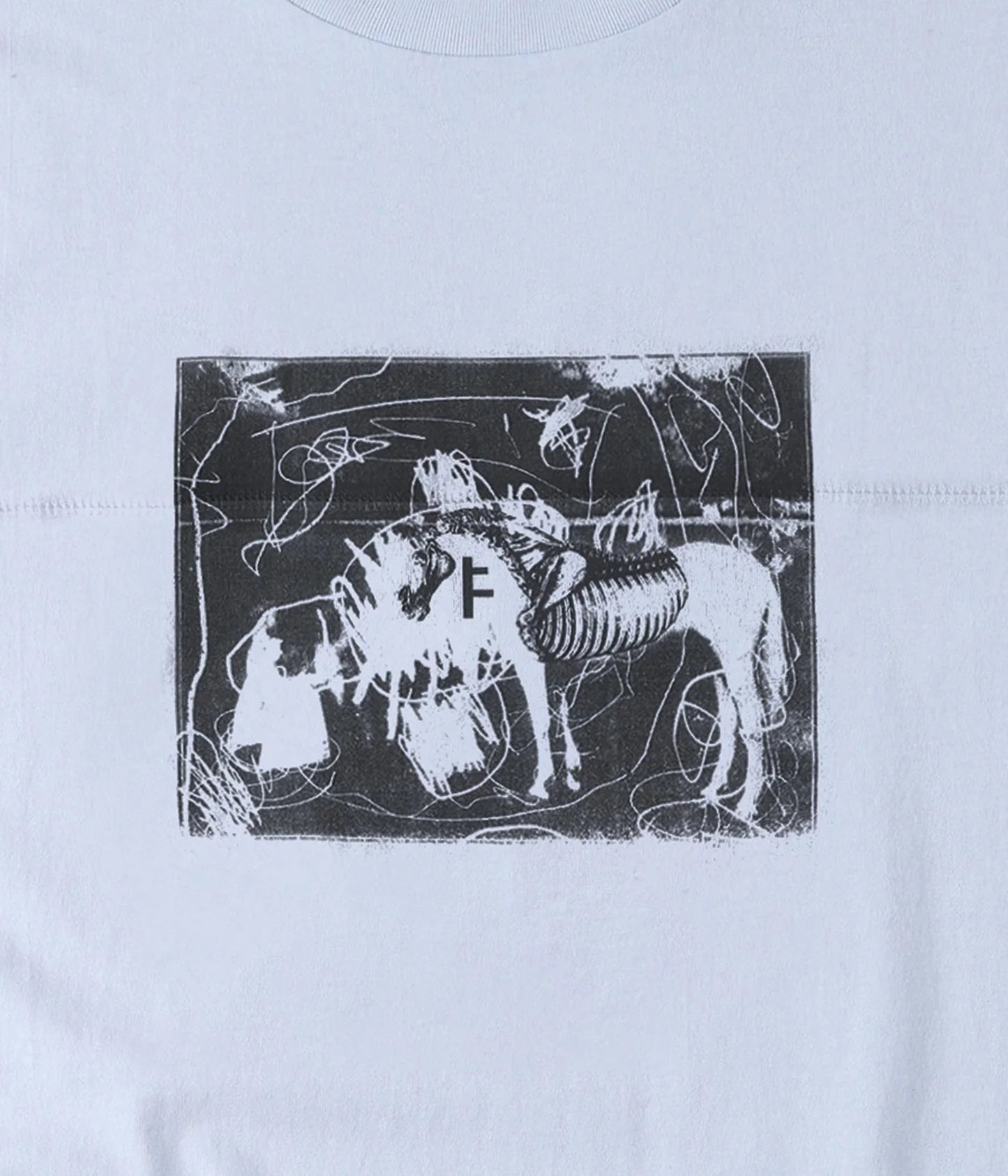 X-RAY T-SHIRT // WASHED SKY