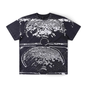 ALL OVER CRUX SCAN T-SHIRT // MERCH BLACK