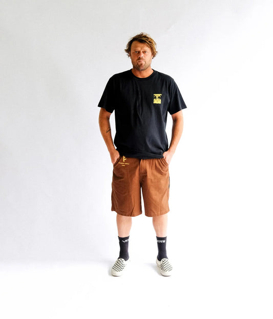 SLANT F CRUX T-SHIRT // BLACK