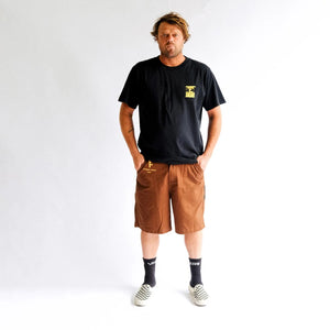 SLANT F CRUX T-SHIRT // BLACK