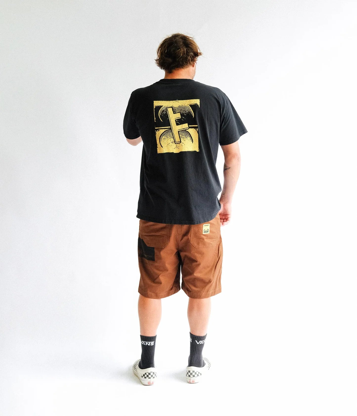 SLANT F CRUX T-SHIRT // BLACK