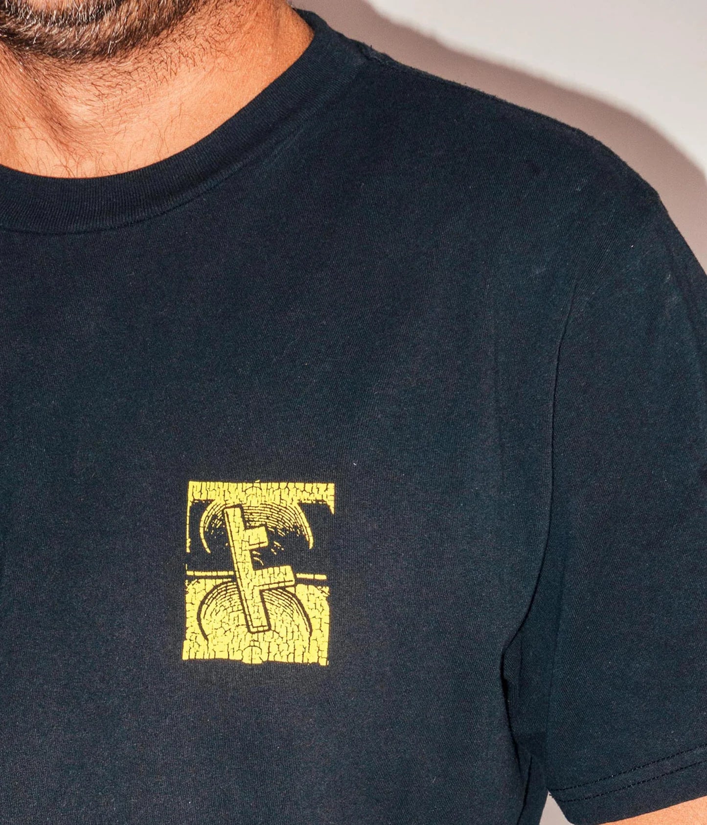 SLANT F CRUX T-SHIRT // BLACK