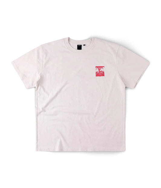 SLANT F CRUX T-SHIRT // BONE