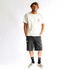 SLANT F CRUX T-SHIRT // BONE
