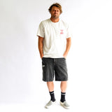 SLANT F CRUX T-SHIRT // BONE