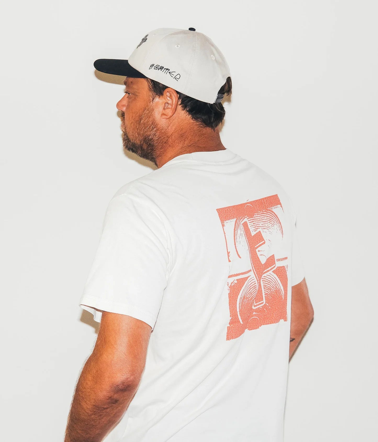 SLANT F CRUX T-SHIRT // BONE
