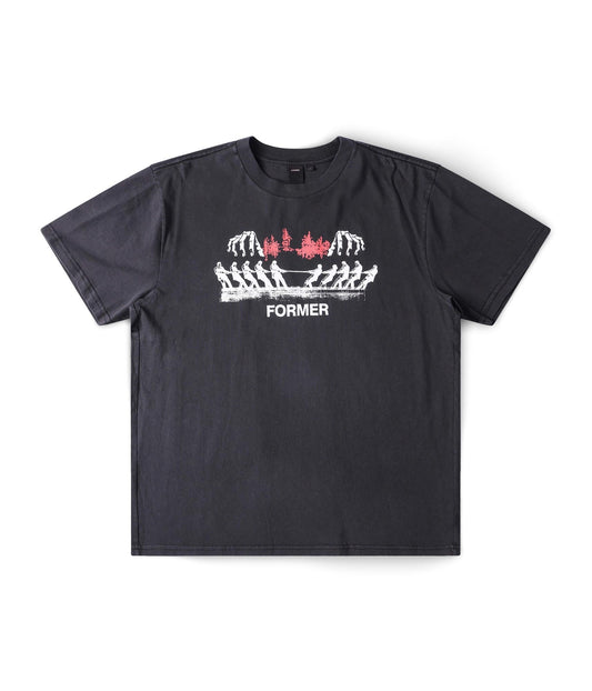 ENGINEERED T-SHIRT // WASHED BLACK