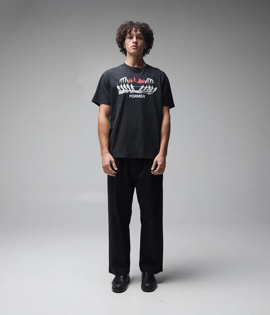 ENGINEERED T-SHIRT // WASHED BLACK