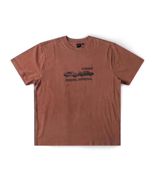 FORK IN THE ROAD T-SHIRT // WASHED BARK