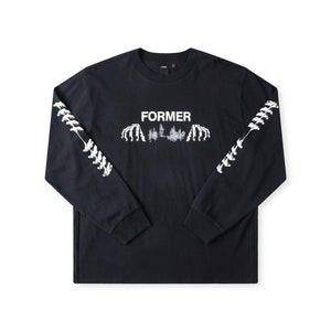 ENGINEERED LS T-SHIRT // BLACK