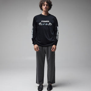 ENGINEERED LS T-SHIRT // BLACK