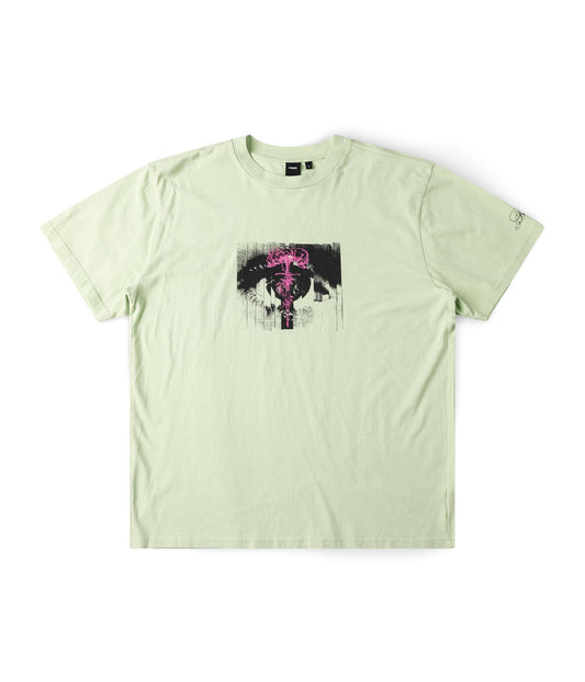 SHATTERED T-SHIRT // MERCH LIME