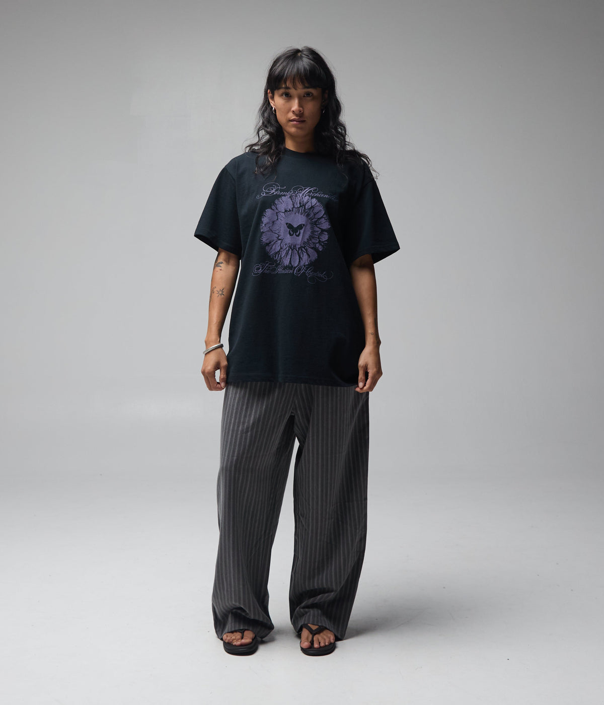 FLUTTER T-SHIRT // BLACK