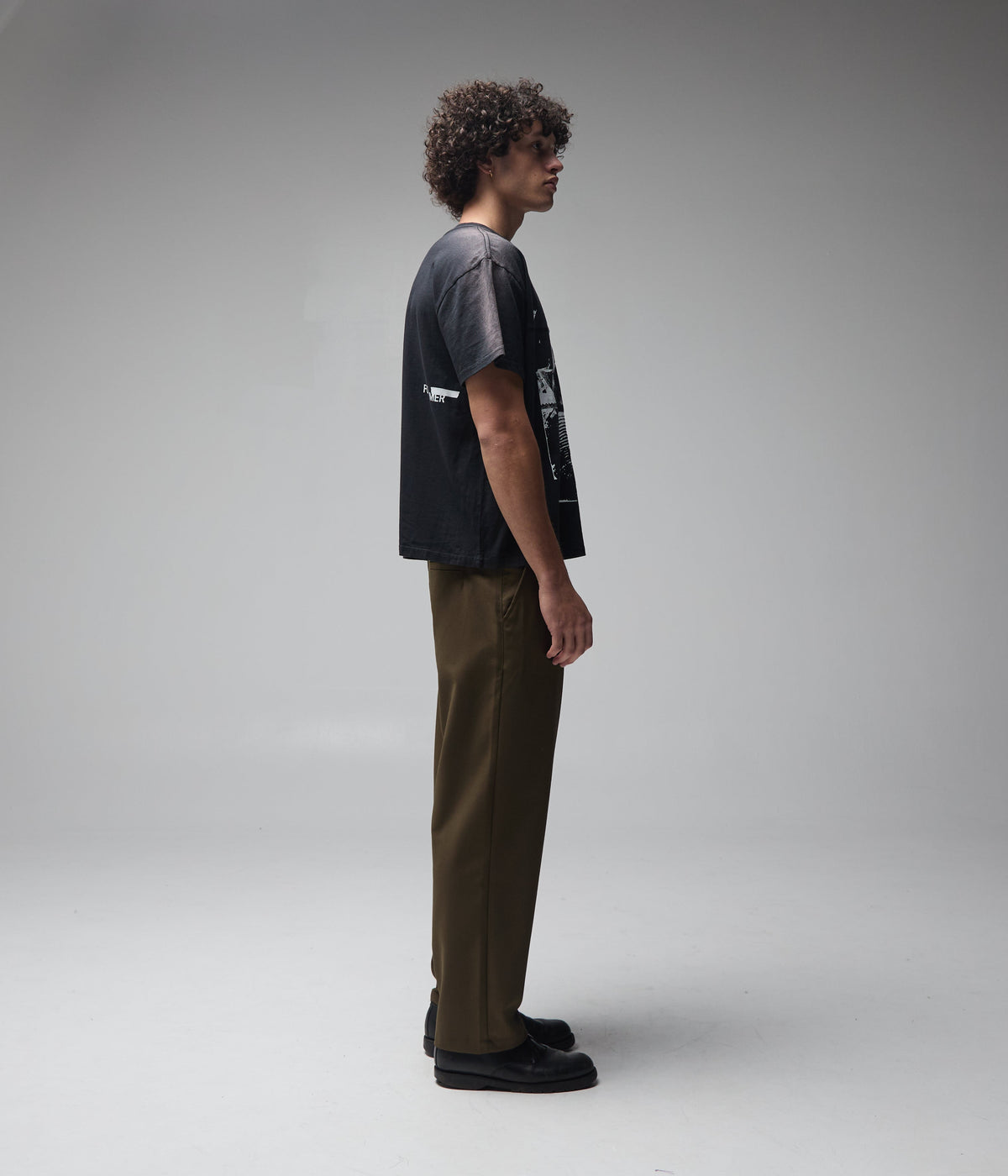 LEVITATE BOXY T-SHIRT // FADED BLACK
