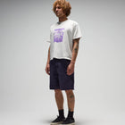 DISTEND DENIM WALKSHORT // WASHED PURPLE