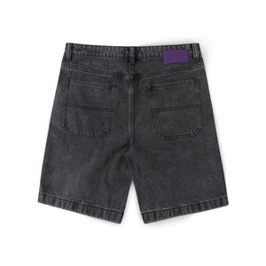STUDDED DENIM 21" WALKHSHORT // WSHBLK