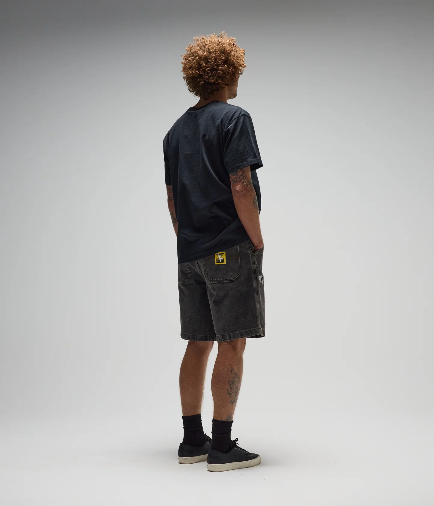 DxD REYNOLDS 21" DENIM WALKSHORT // WASHED BLACK