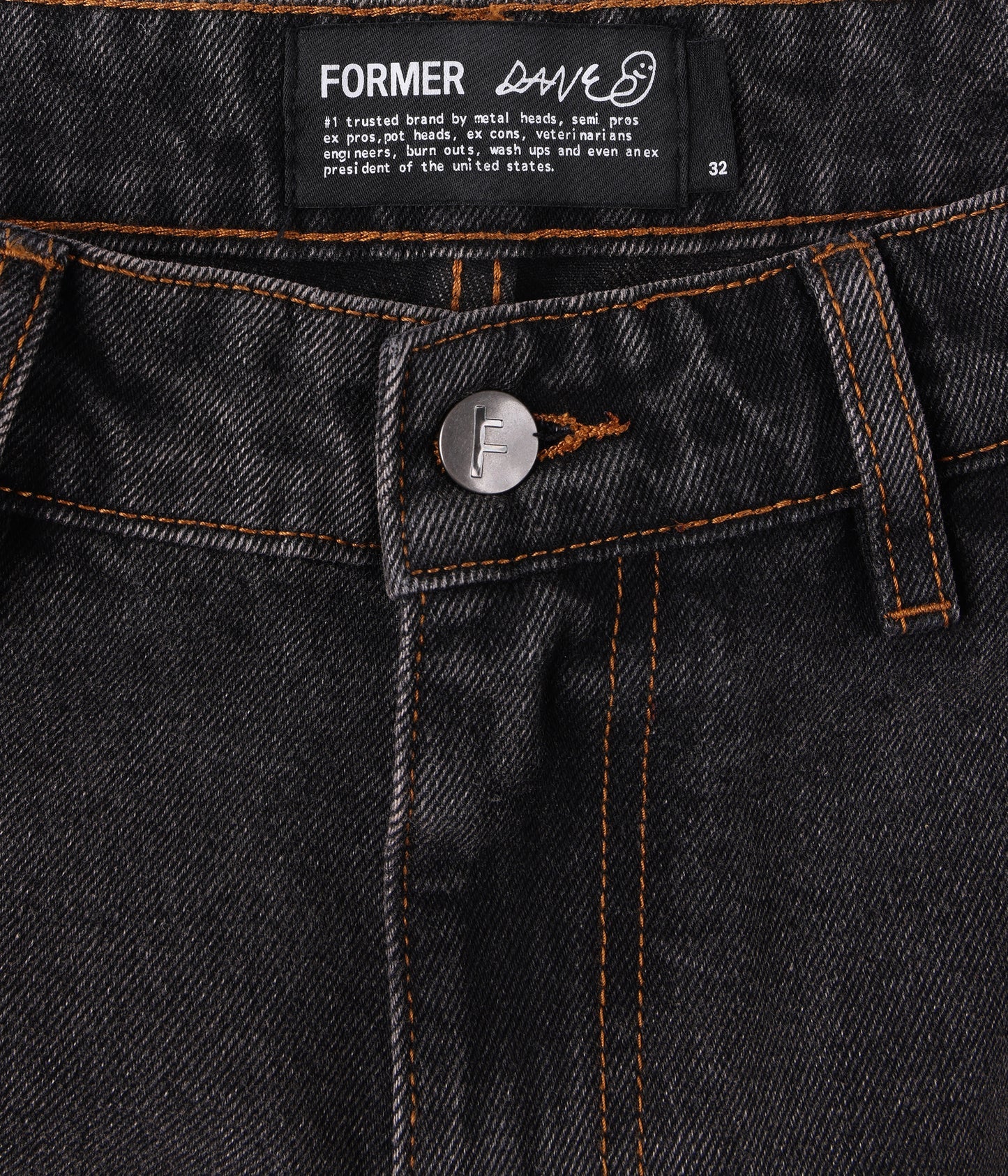 DxD REYNOLDS 21" DENIM WALKSHORT // WASHED BLACK