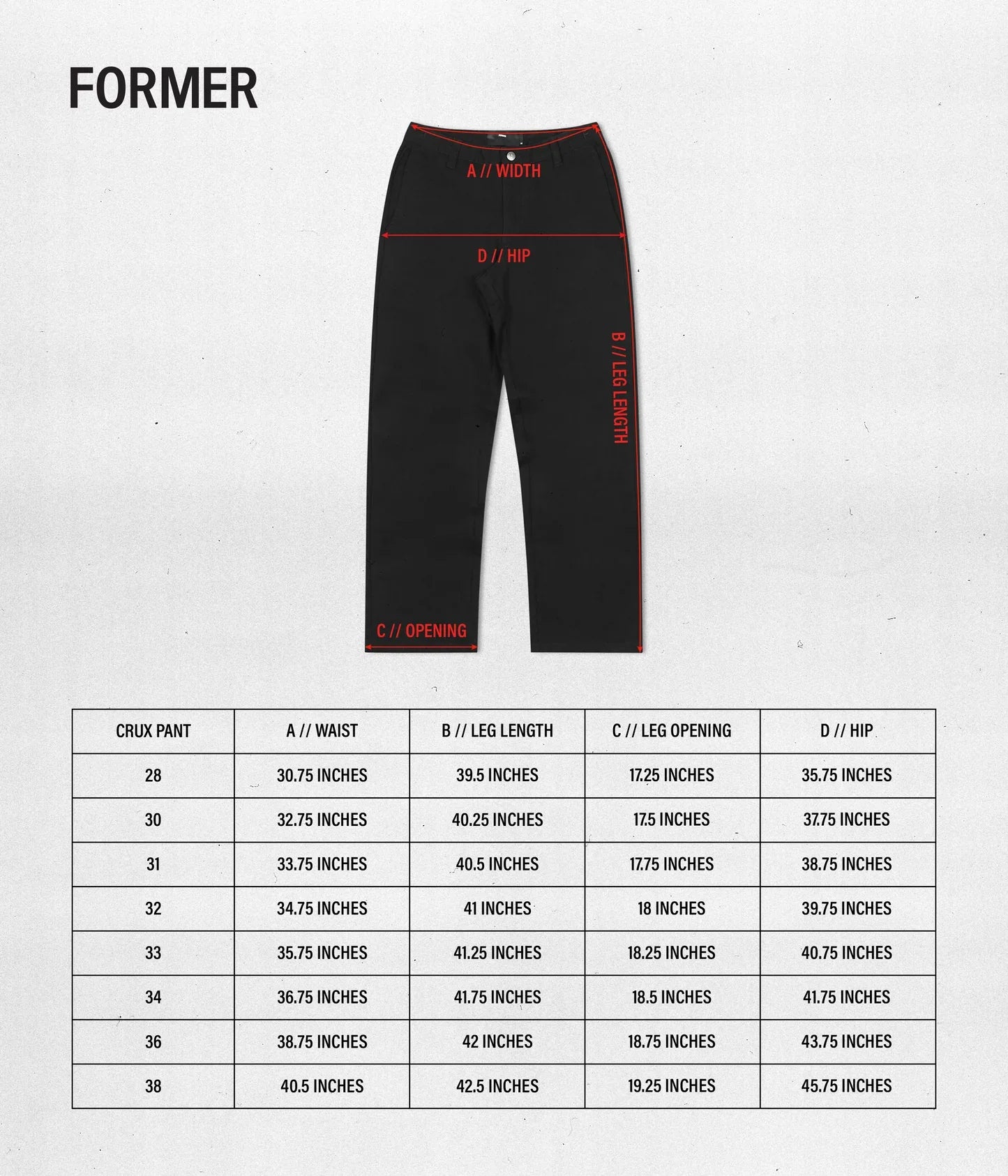 CRUX PANT // BLACK