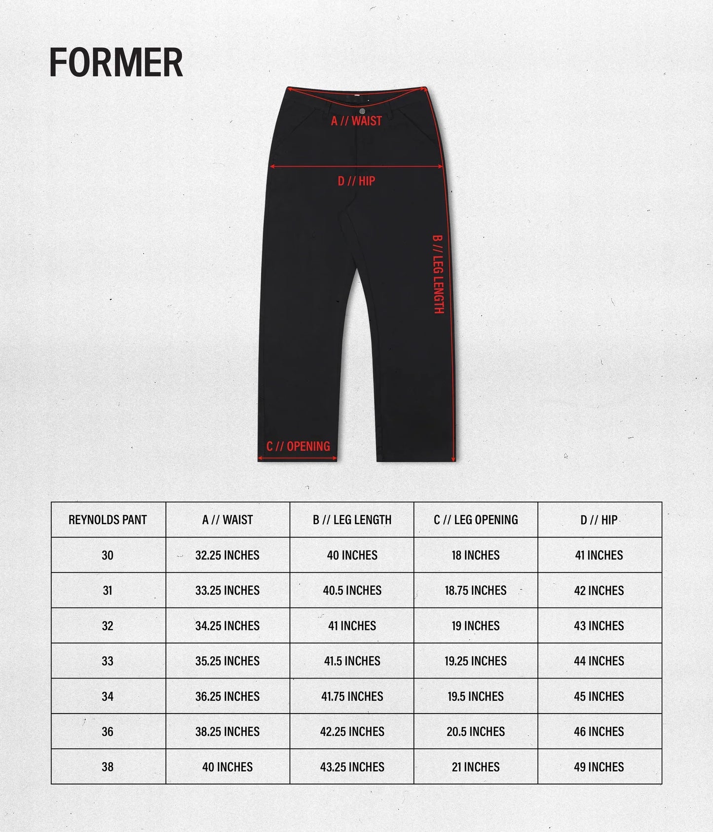 REYNOLDS WORK PANT // BLACK