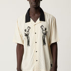 REPTILIAN SS SHIRT | CREME