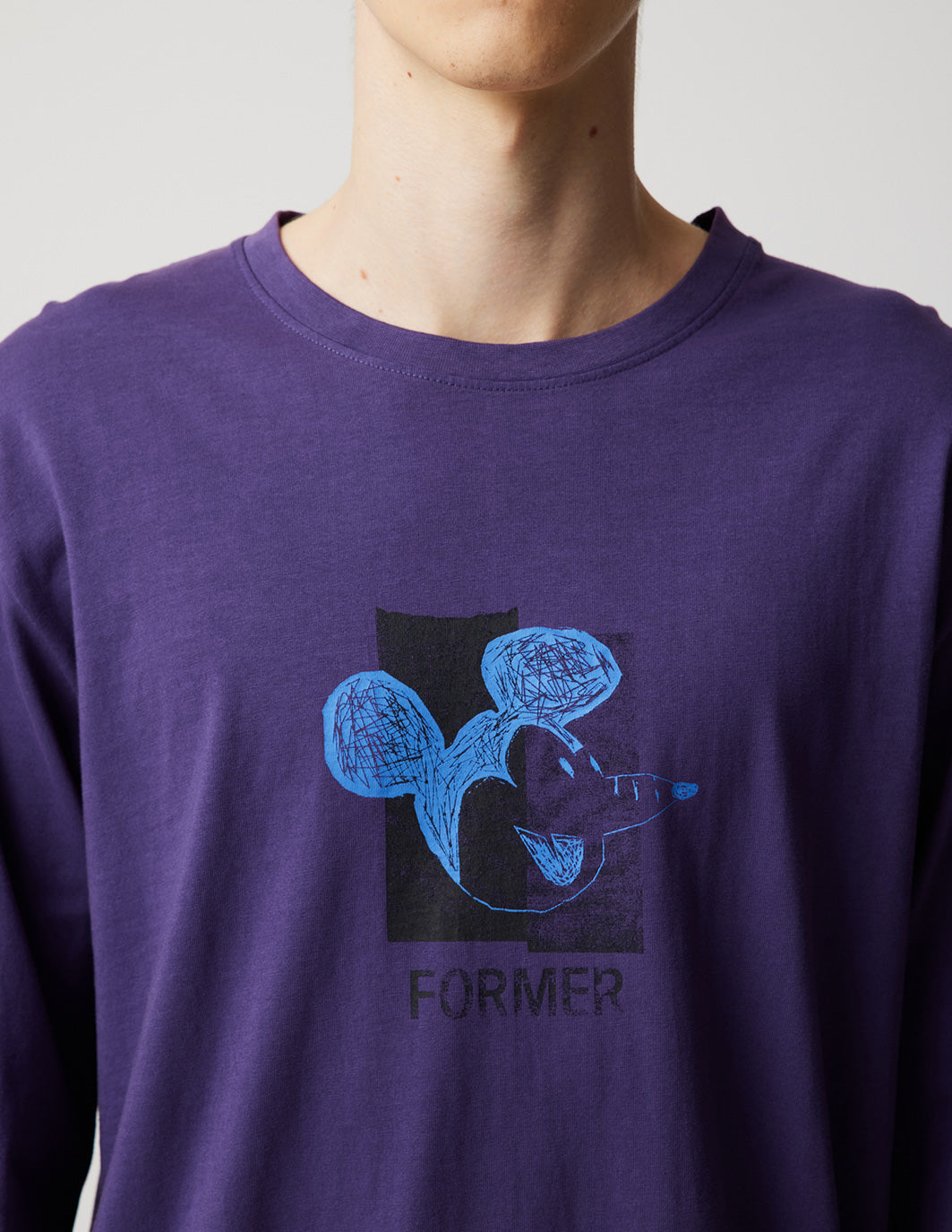 DAMNED LS TEE | WASHED VIOLET
