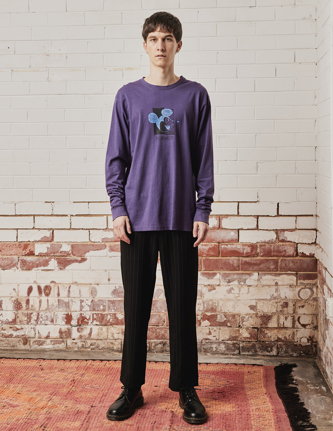 DAMNED LS TEE | WASHED VIOLET