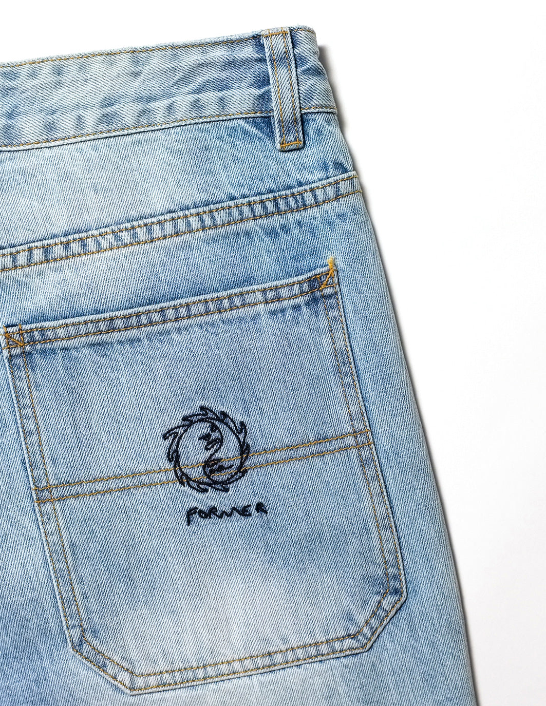 DISTEND BAGGY JEAN | WASHED BLUE