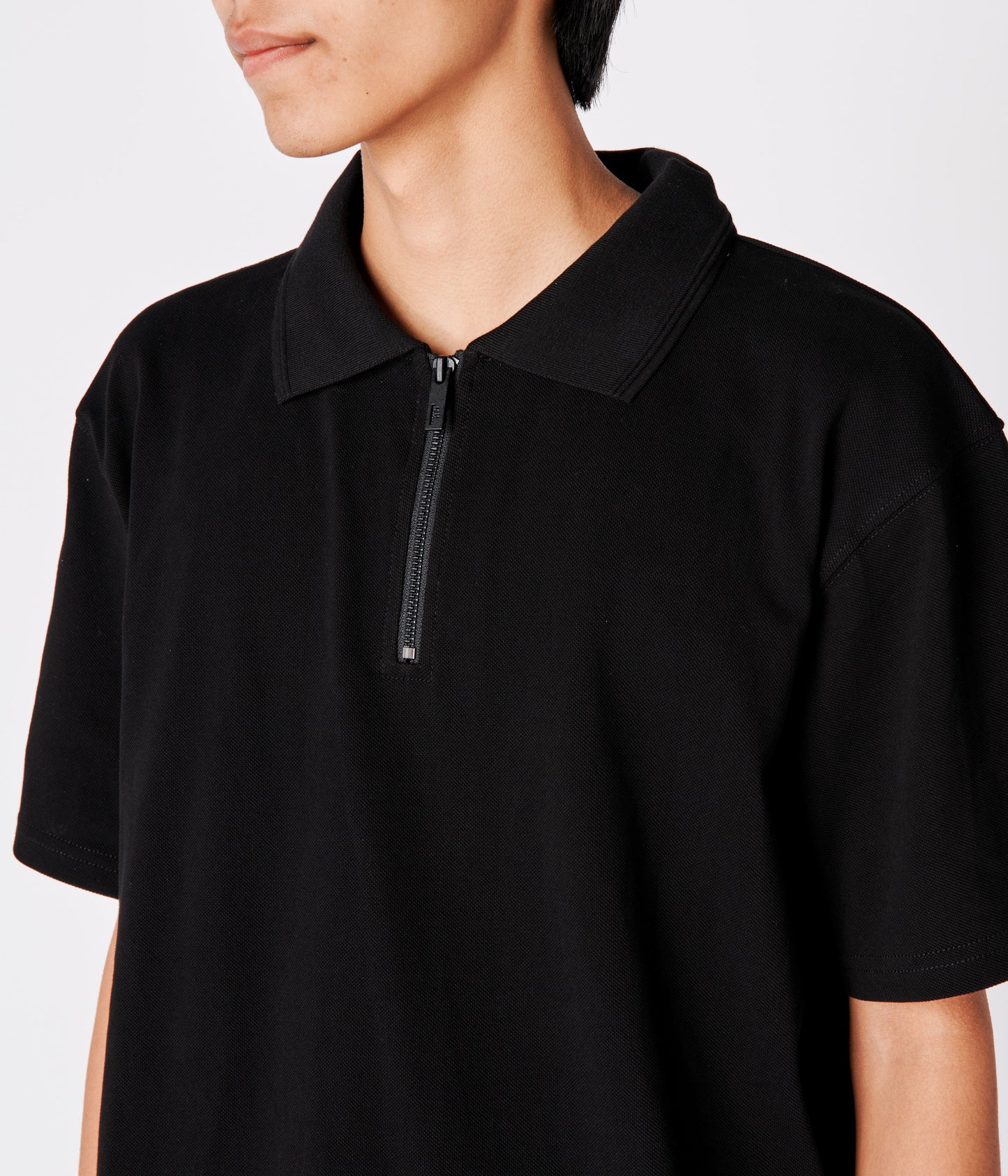 UNIFORM SS POLO // BLACK