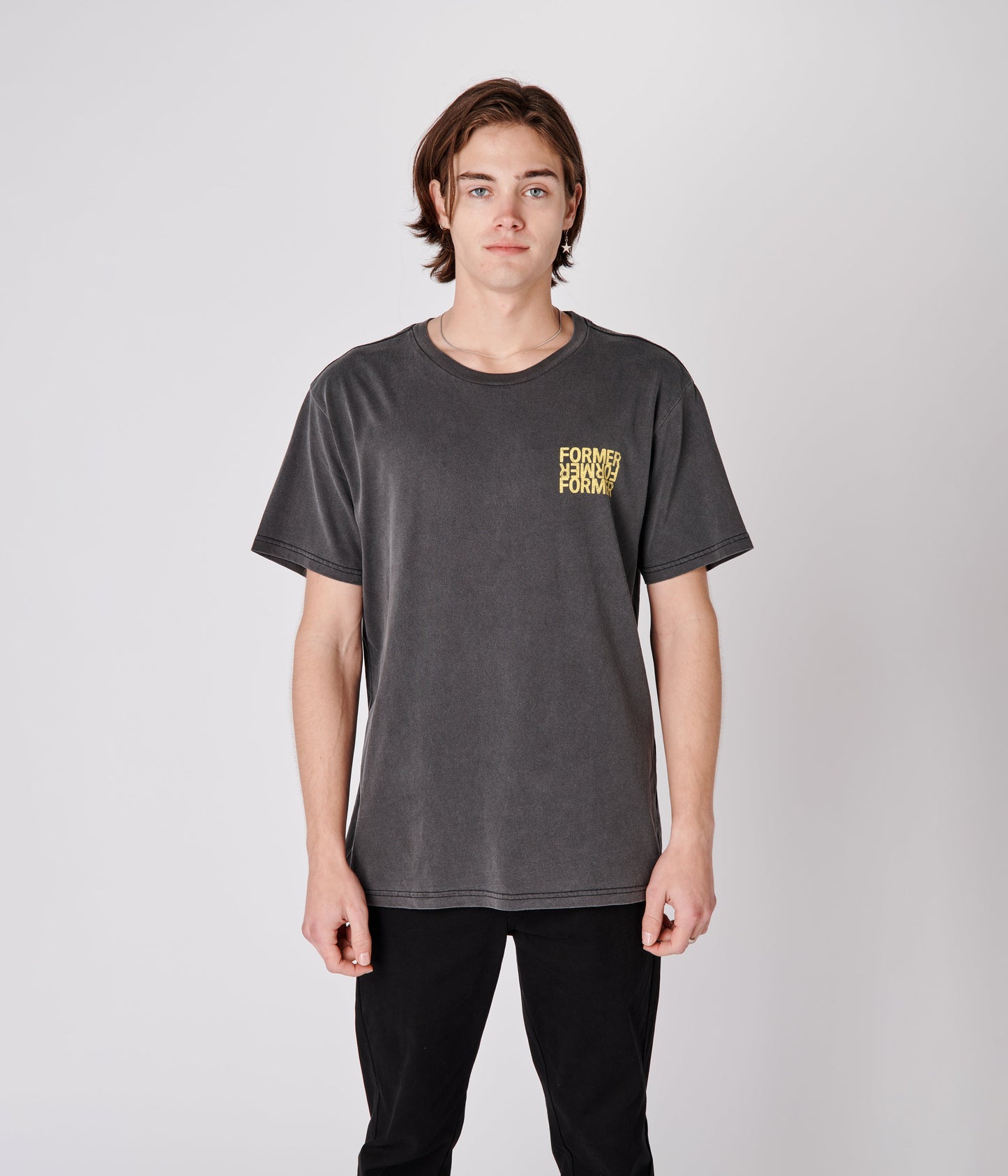 RELIEF T-SHIRT // WASHED BLACK