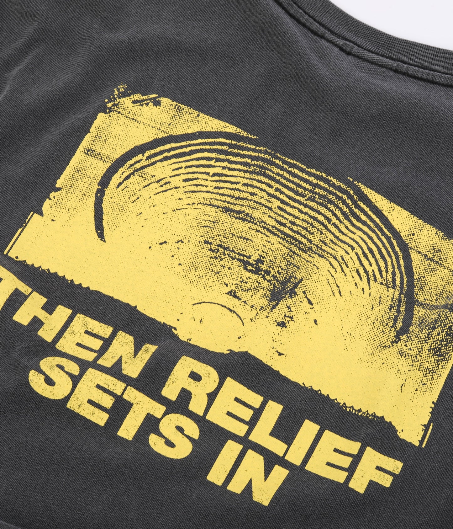 RELIEF T-SHIRT // WASHED BLACK