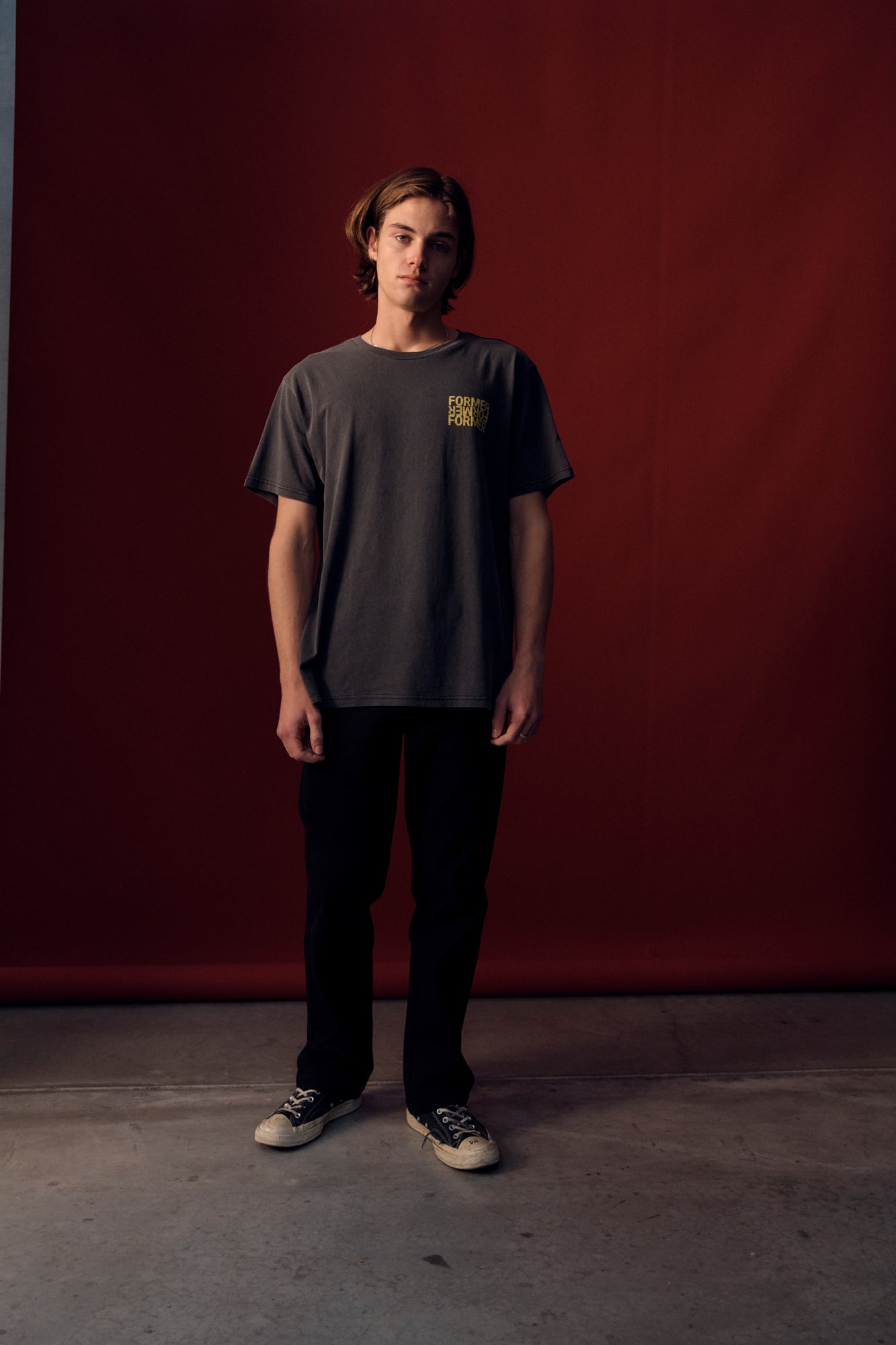 RELIEF T-SHIRT // WASHED BLACK