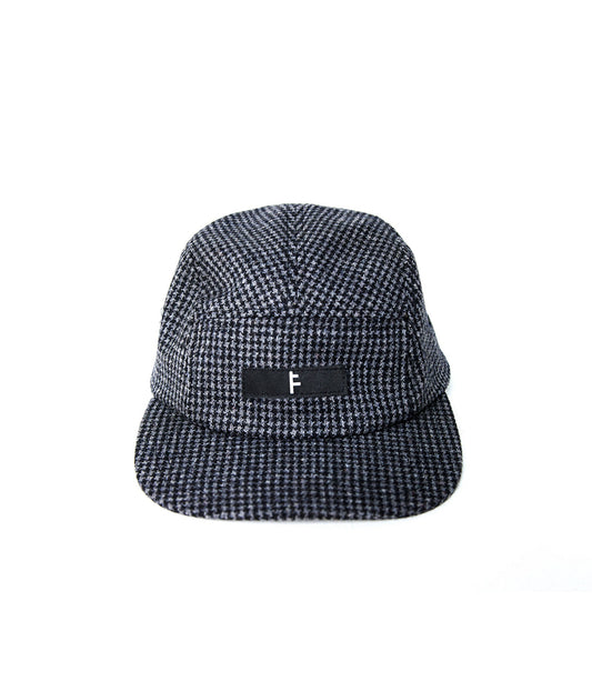 REACTION VOLLEY CAP | BLACK HOUNDSTOOTH