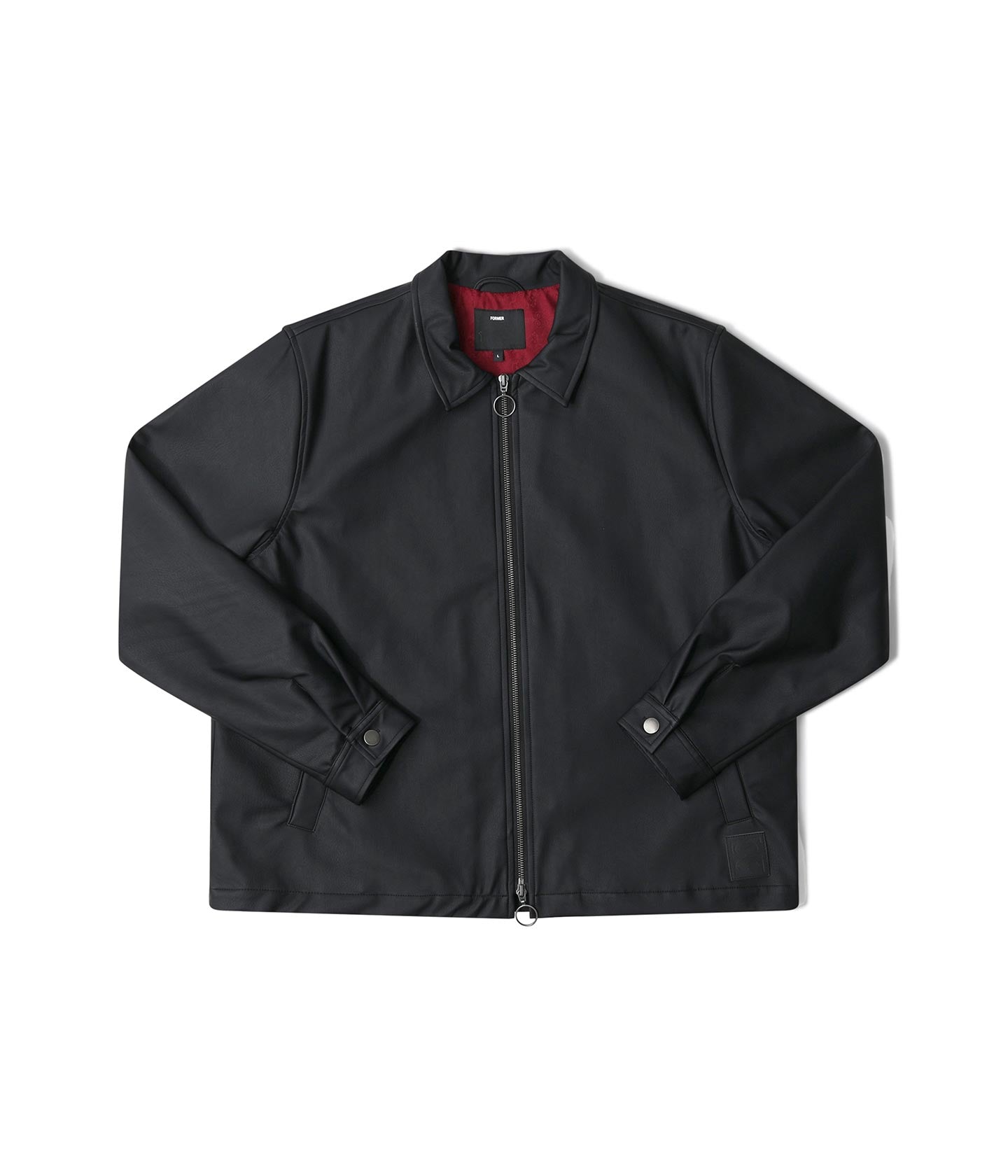 CAGE LEATHER JACKET // BLACK – FORMER MERCHANDISE | JAPAN OFFICIAL